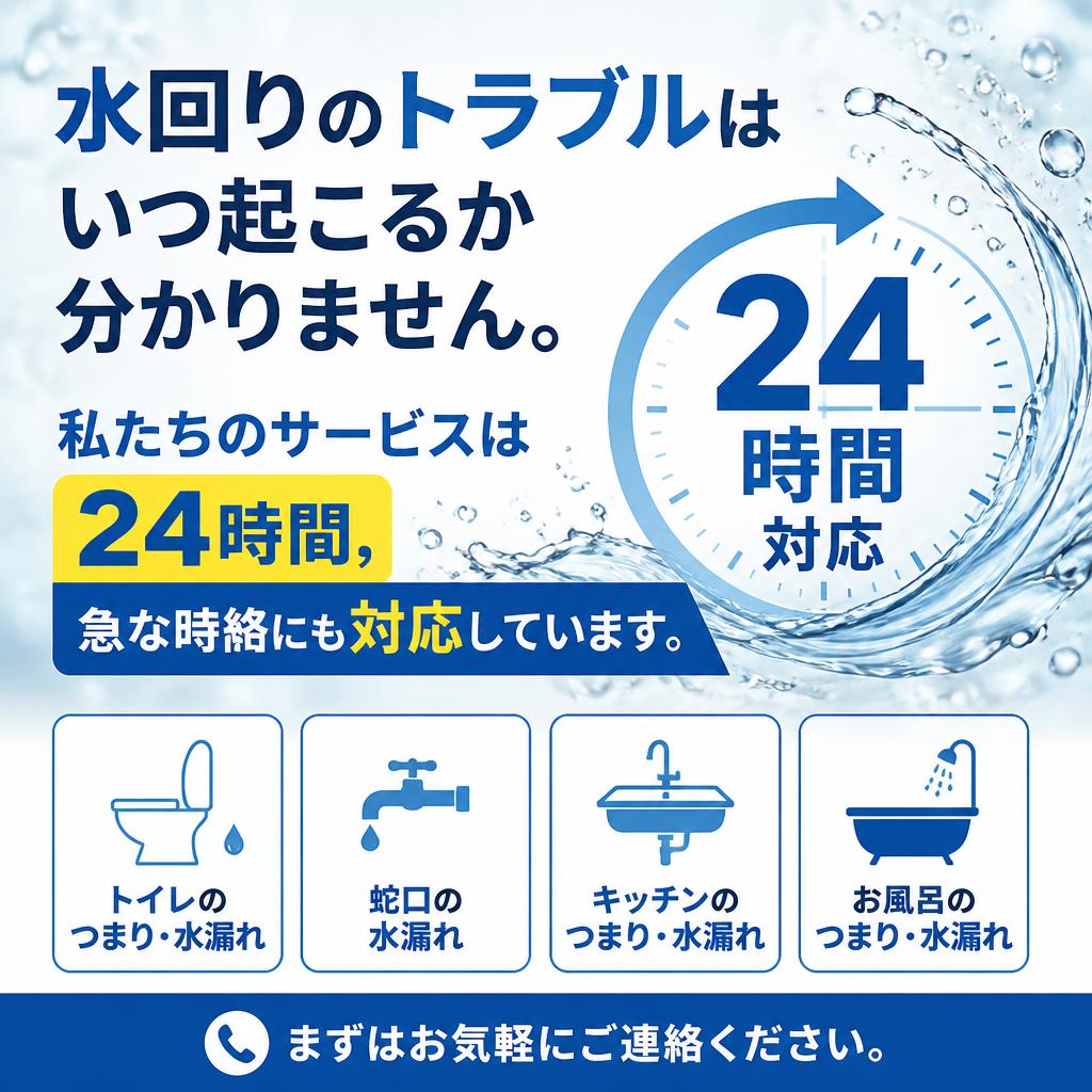 24時間体制で対応