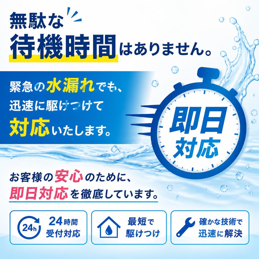 即日対応のサービス