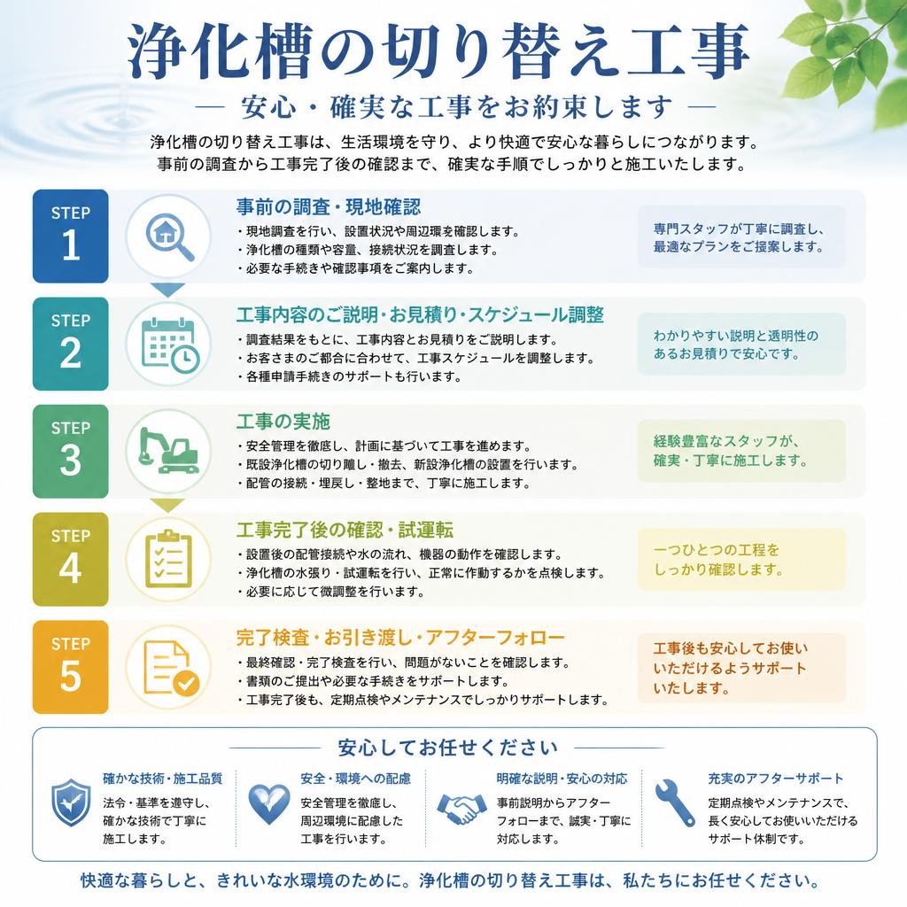施工の流れを理解しよう