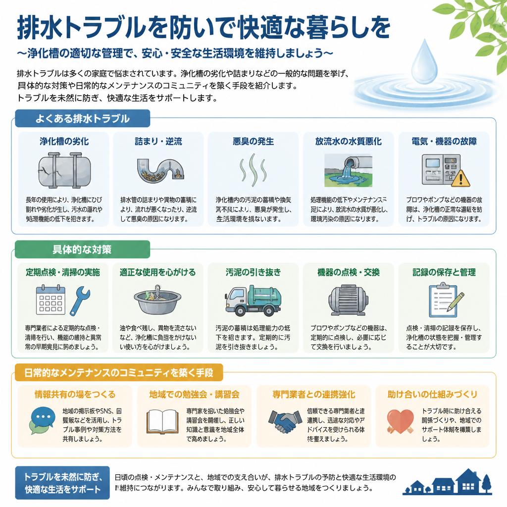 よくある排水トラブルと対策