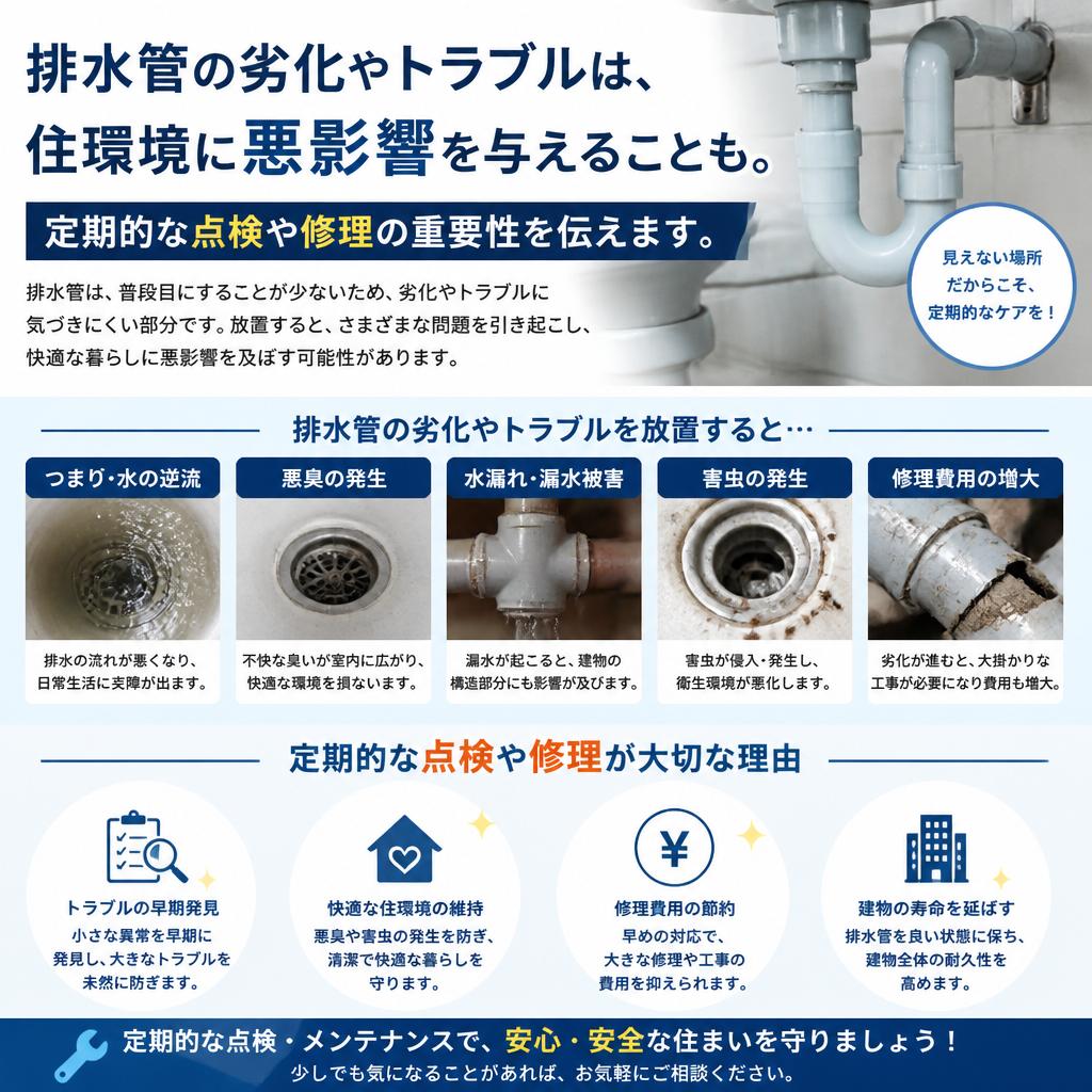 排水管修理の重要性