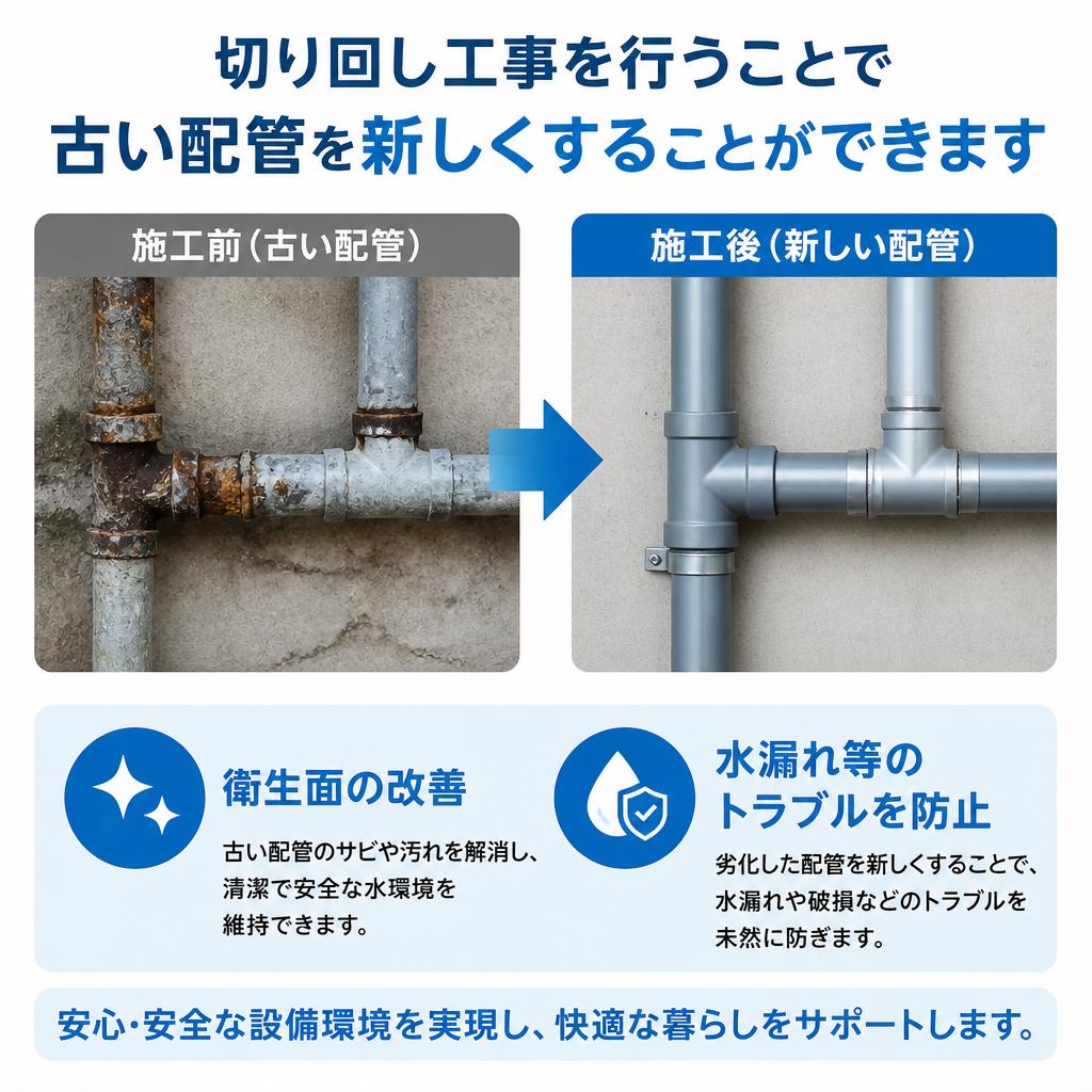 切り回し工事のメリット