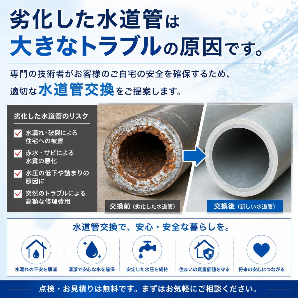 水道管交換の重要性