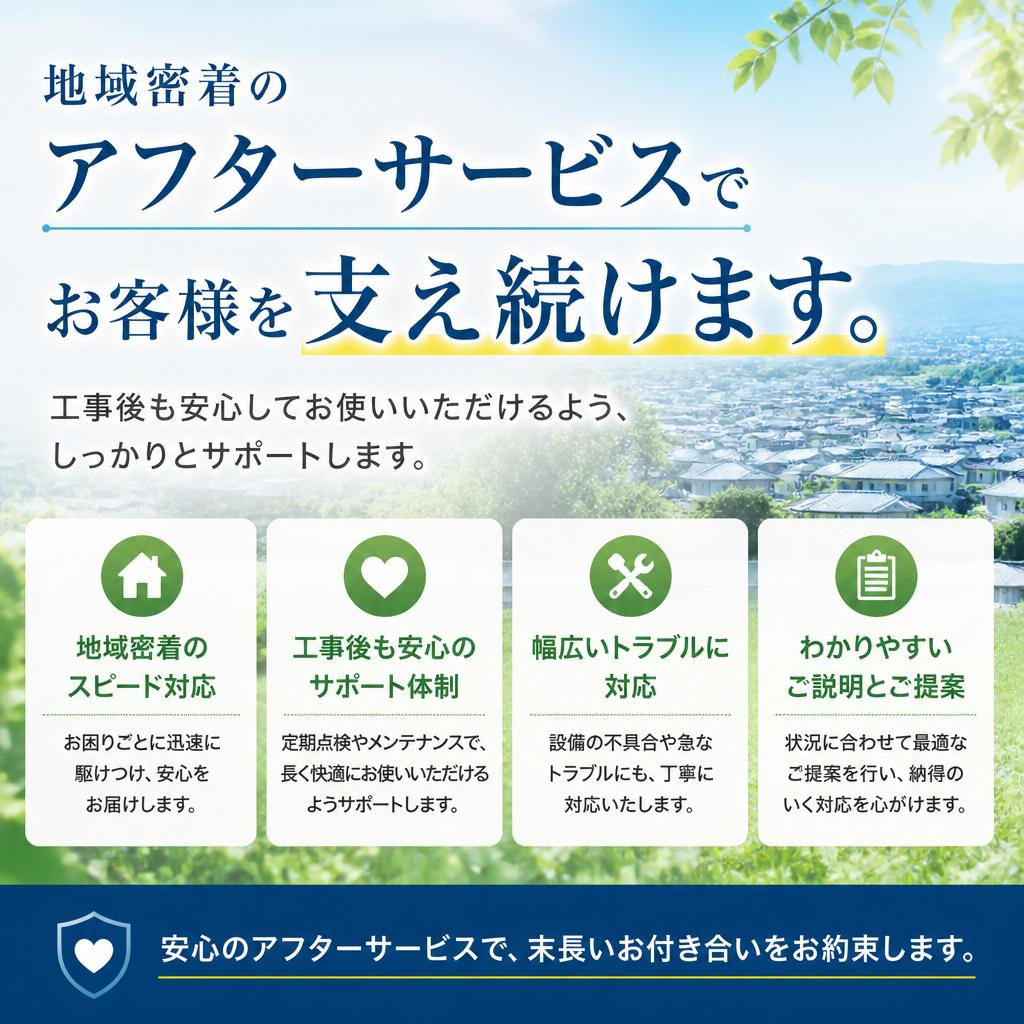 安心のサポート体制