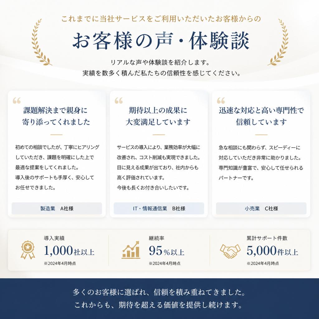 お客様の声