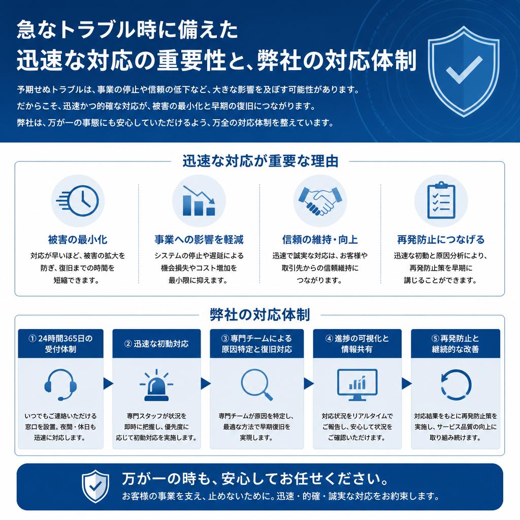 5. 緊急対応のご案内