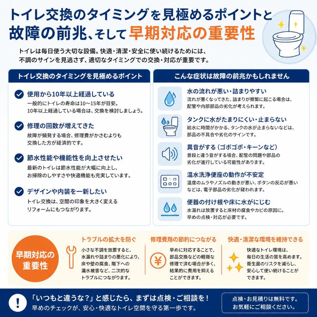 4. 交換時期のサイン