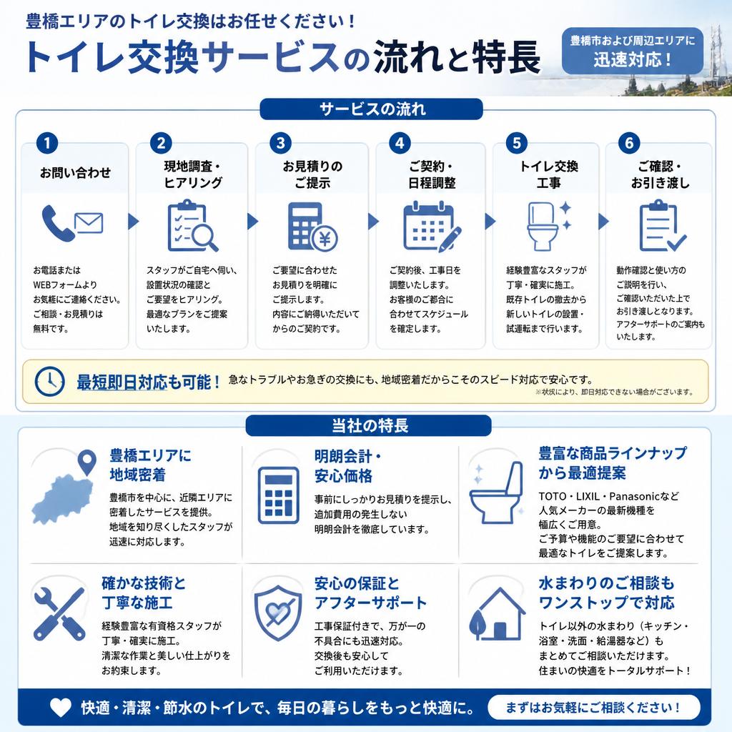 5. 御津設備のトイレ交換サービス