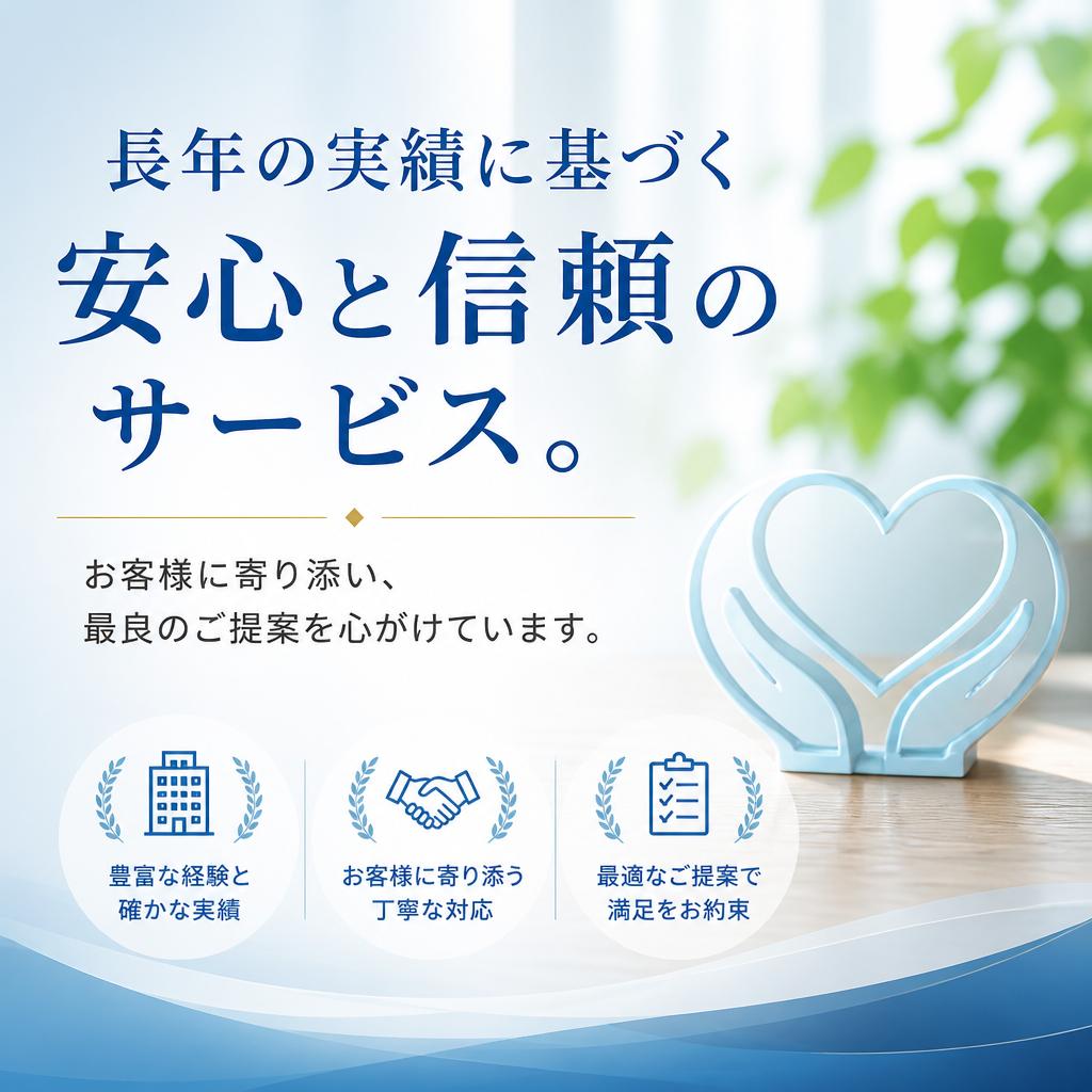 お客様の生活を支える安心のサービス