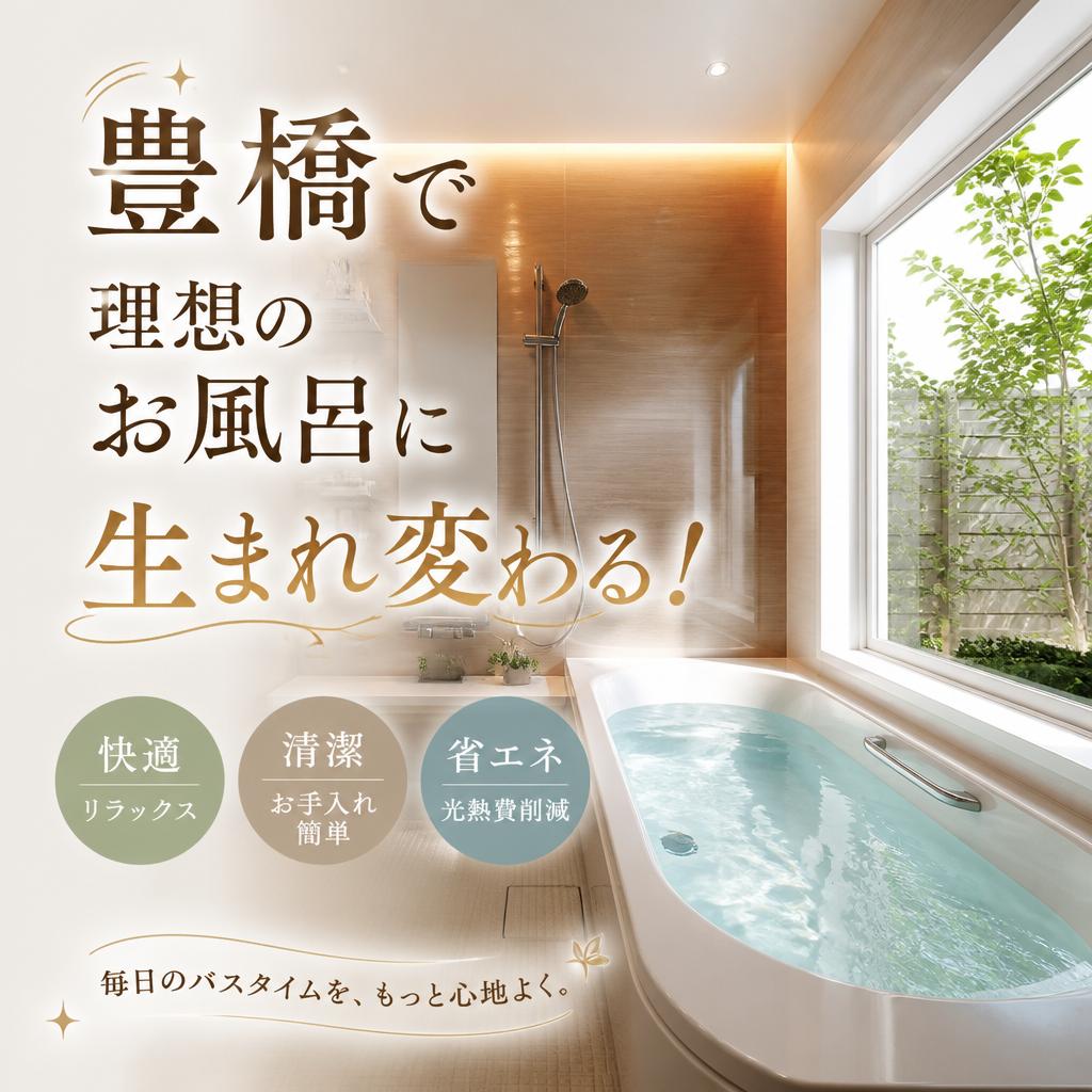 豊橋で理想のお風呂に生まれ変わる！