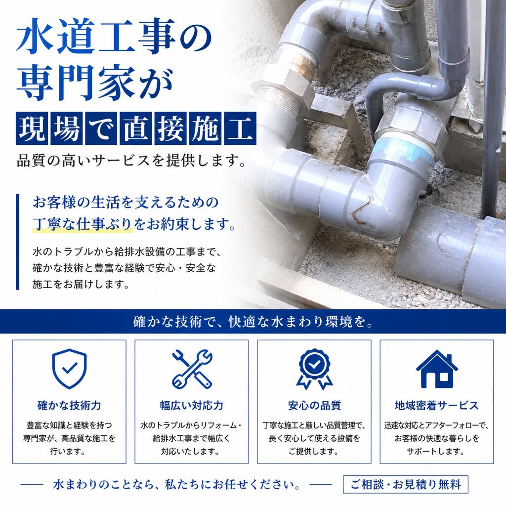 専門家による丁寧な施工
