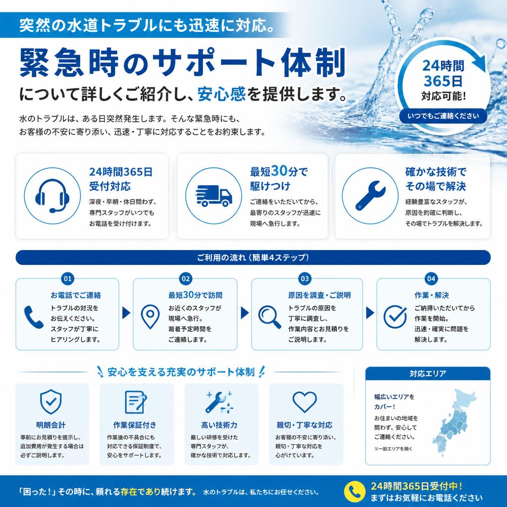 緊急対応の安心感