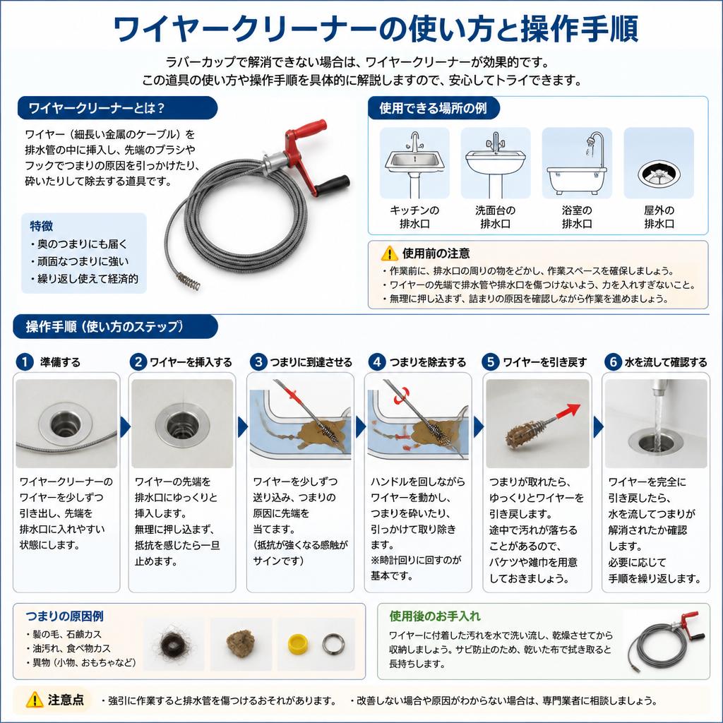 ワイヤークリーナーの活用法