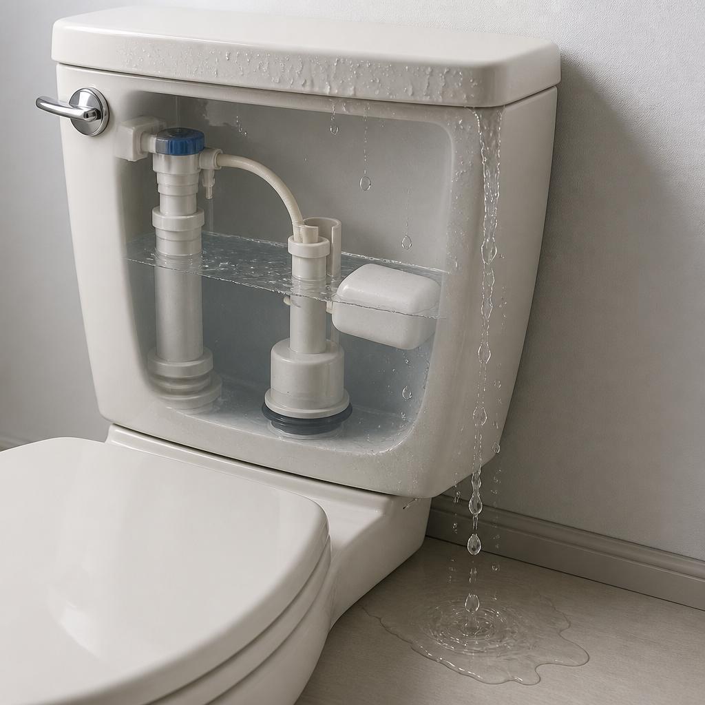 トイレタンクの水漏れ、放っておかないで！